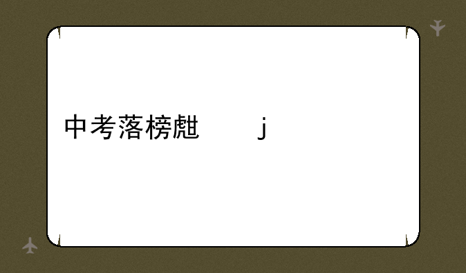 中考落榜生的出路
