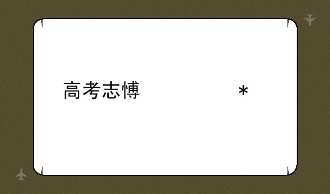 高考志愿填报表