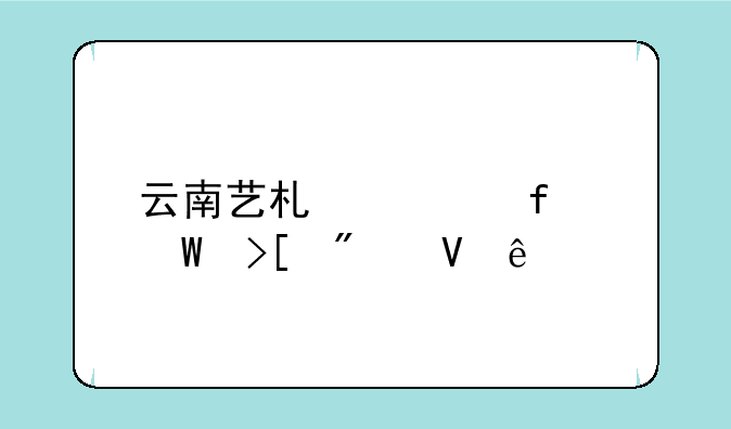 云南艺术学院录取分数线