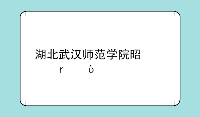 湖北武汉师范学院是几本？